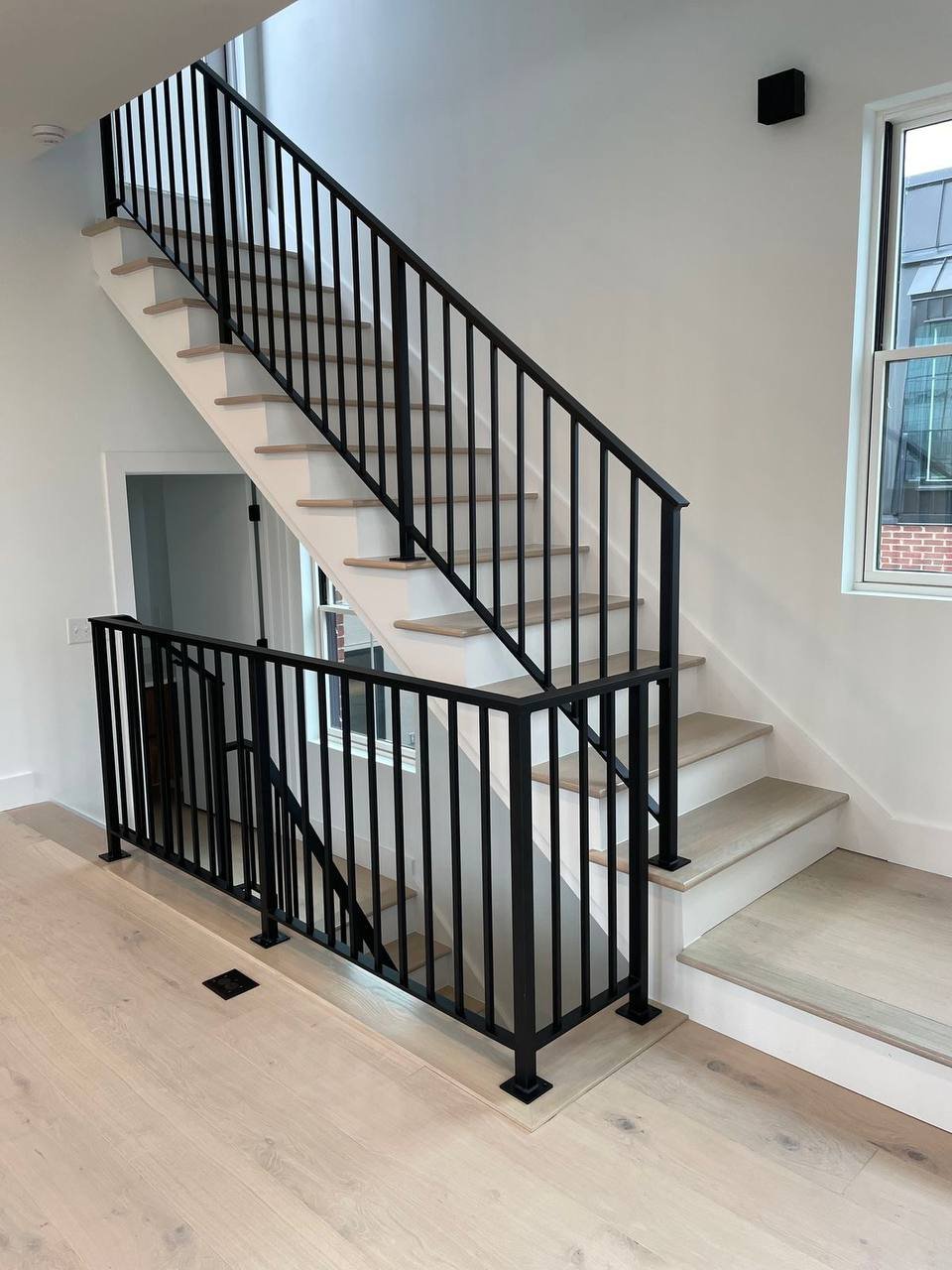 Steel stair and timber detail