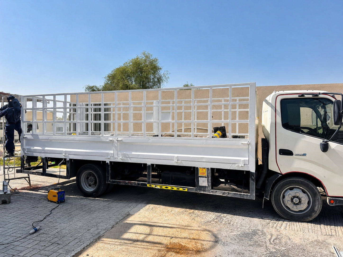 Fabricated commercial truck body